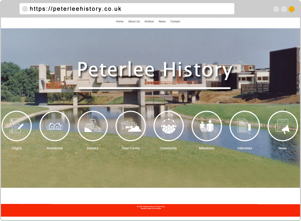 Peterlee History Designed By GikMedia